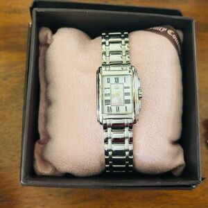 Juicy Couture Silver Stainless Steel Bracelet Watch